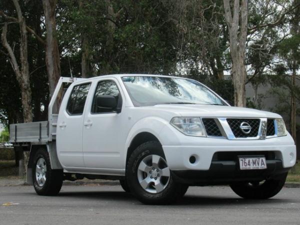 2010 Nissan Navara D40 RX 4x2 White 6 Speed Manual