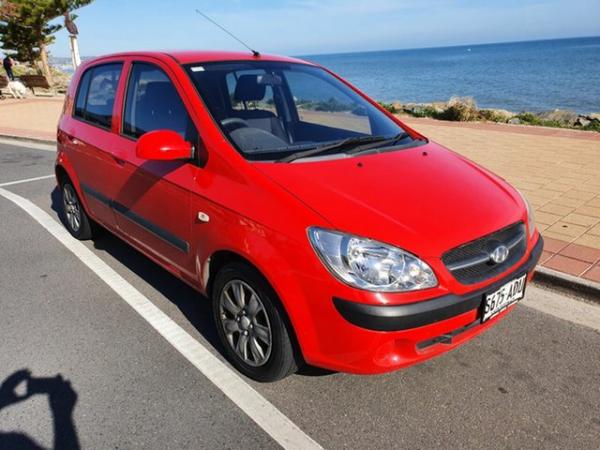 2009 Hyundai Getz TB MY09 S Red 5 Speed Manual