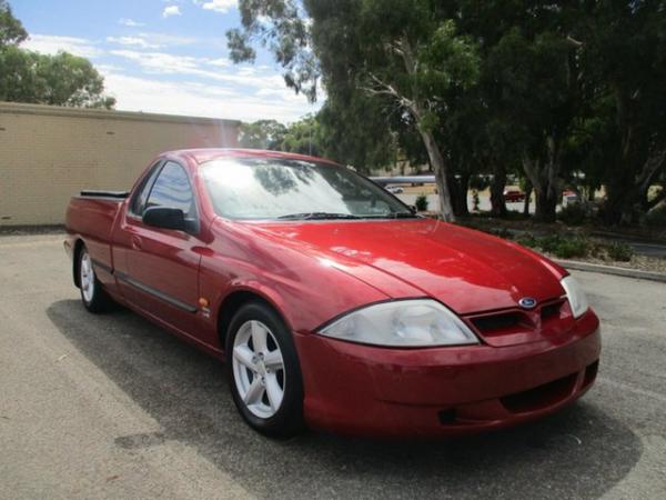 2000 Ford Falcon AU II XL Ute Super Cab Red 5 Speed Manual