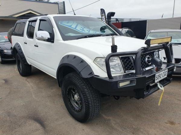 2008 Nissan Navara D40 RX White 6 Speed Manual