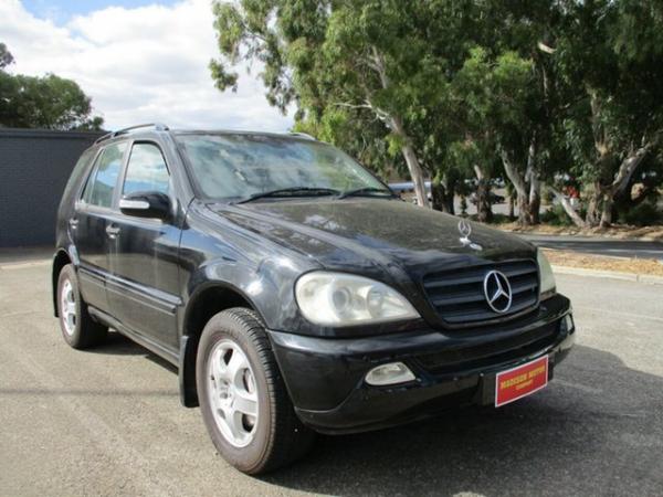 2003 Mercedes-Benz M-Class W163 MY03 ML350 Luxury Black 5 Speed Sports Automatic