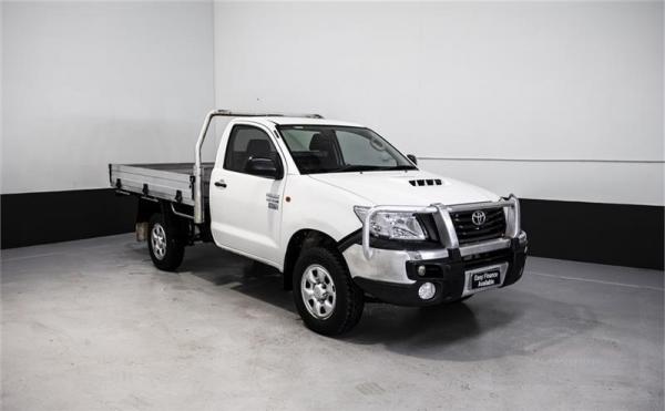 2013 TOYOTA HILUX C CHAS WORKMATE (4x4) KUN26R MY12