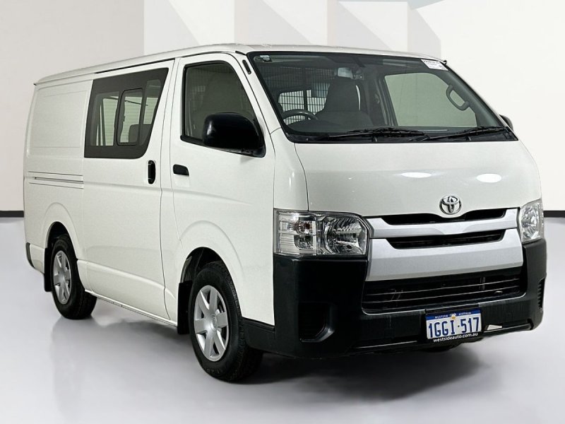 2017 Toyota Hiace KDH201R MY16 LWB CREW 4 SP AUTOMATIC